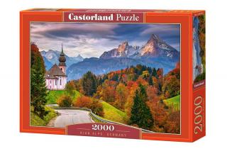 Puzzle 2000 piese Autumn in Bavarian Alps, Germany Castorland 200795