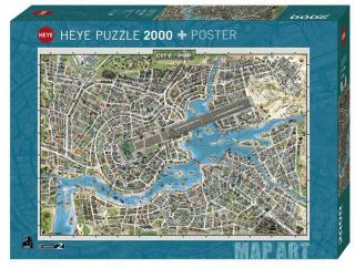 Puzzle 2000 piese City of Pop Heye 29844