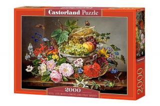 Puzzle 2000 piese Flori si Fructe 200658