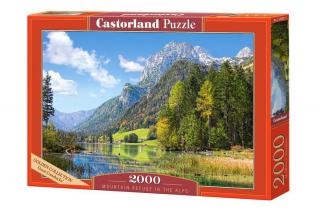 Puzzle 2000 piese Mountain Refuge in the Alps 200832 Castorland