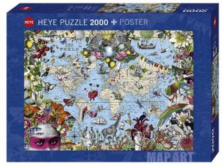 Puzzle 2000 piese Quirky World Heye 29913