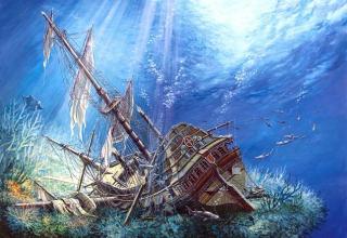 Puzzle 2000 piese Sunk Galleon 200252