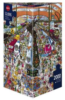 Puzzle 2000 piese Train Station Heye 29730