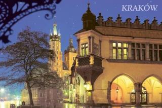 Puzzle 24 piese carte postala Main Square Krakow, Poland 900428 Castorland