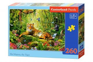 Puzzle 260 piese His Majesty the Tiger Castorland 27569