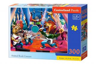 Puzzle 300 piese Animal Rock Concert - Castorland 30453