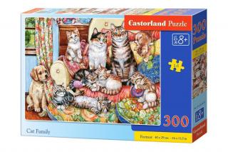 Puzzle 300 piese Cat Family Castorland 30439
