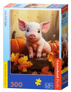 Puzzle 300 piese Cute Fall Piglet 030569 Castorland