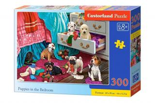 Puzzle 300 piese Puppies in the Bedroom 30392