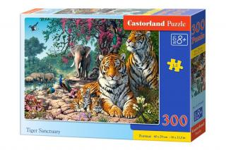 Puzzle 300 piese Tiger Sanctuary Castorland 30484