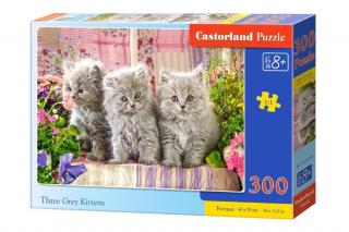 Puzzle 300 piese Trei Pisicute Gri 30330