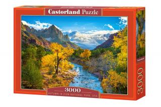 Puzzle 3000 piese Autumn in Zion National Park, USA 300624 Castorland