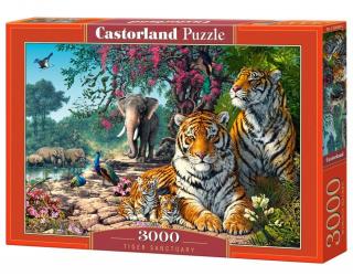 Puzzle 3000 piese Tiger Sanctuary 300600 Castorland