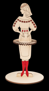Puzzle 3D Lemn Belarusian Girl Eco Wood Art