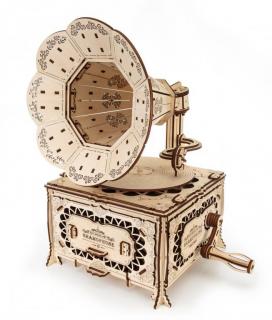 Puzzle 3D Lemn Gramophone Eco Wood Art
