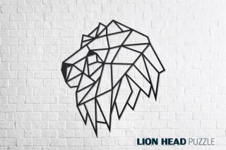 Puzzle 3D Lemn Lion Head Eco Wood Art
