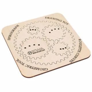 Puzzle 3D Lemn Spirograph Eco Wood Art