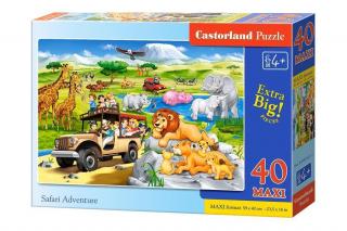 Puzzle 40 piese MAXI Aventura Safari 40322