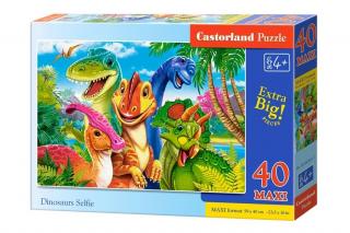 Puzzle 40 piese Maxi Dinosaurs Selfie 040391 Castorland