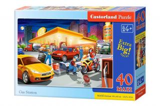 Puzzle 40 piese Maxi Gas Station Castorland 40377
