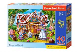 Puzzle 40 piese MAXI Hansel and Gretel 040285