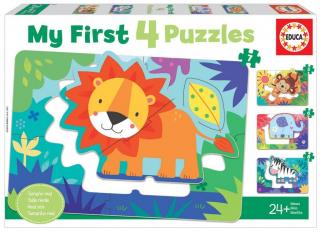 Puzzle 5-6-7-8 piese My First 4 Puzzles 18897 EDUCA