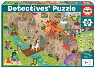Puzzle 50 piese Detective Puzzle Castle 18895 EDUCA
