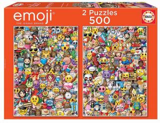 Puzzle 500 piese 2 x 500 Emoji 17992