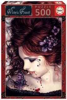 Puzzle 500 piese Butterfly, Victoria Frances Educa 19008