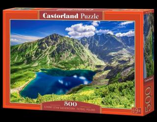 Puzzle 500 piese Czarny Staw Gąsienicowy, Tatras, Poland 054053 Castorland