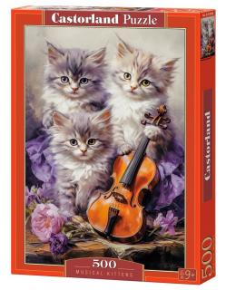 Puzzle 500 piese Musical Kittens 053988 Castorland