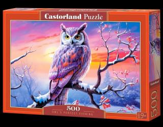 Puzzle 500 piese Owl s Perfect Evening 054022 Castorland