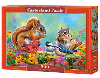 Puzzle 500 piese Snack Time 53612 Castorland