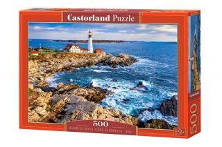 Puzzle 500 piese Sunrise Over Cape Elizabeth, USA 53667 Castorland