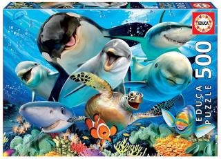 Puzzle 500 piese Underwater Selfies 17647