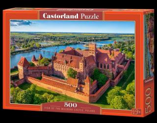 Puzzle 500 piese View of The Malbork Castle, Poland 054039 Castorland