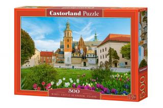 Puzzle 500 piese Wawel Castle in Krakow, Poland Castorland 53599