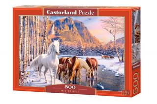 Puzzle 500 piese Winter Melt 53704 Castorland