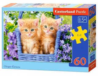 Puzzle 60 piese Ginger Kittens Castorland 66247