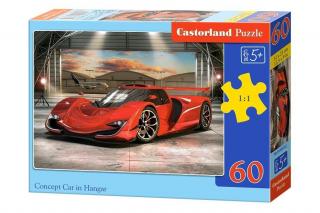Puzzle 60 piese Masina Concept in Hangar 66162