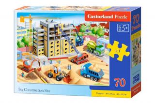 Puzzle 70 piese Big Construction Site Castorland 70138