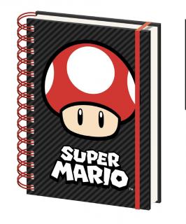 Super Mario (Mushroom) A5 Premium Notebook