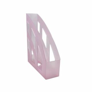 SUPORT DOSARE PLASTIC A4 ROZ TRANSPARENT