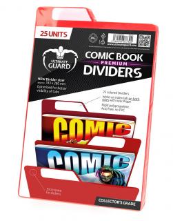 Ultimate Guard Premium Comic Book Dividers - Red