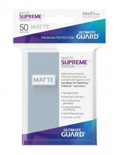Ultimate Guard Supreme UX Sleeves Standard Size Transparent Matte (50)