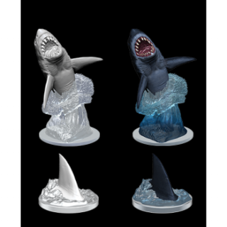 WizKids Deep Cuts Unpainted Miniatures - Shark