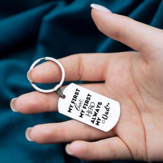 Breloc Personalizat Cu Mesaj  - Tatic Erou