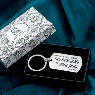 Breloc Personalizat - Mai Poti