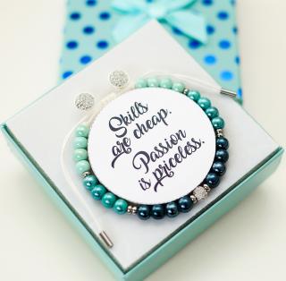 Chic - Set Cadou Bratara din Portelan si Cercei din Argint - Dama