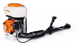 Atomizor STIHL SR 200 putere 1.1 CP benzina debit aer 780 mc/h volum recipient 10 L distanta pulverizare 9 m